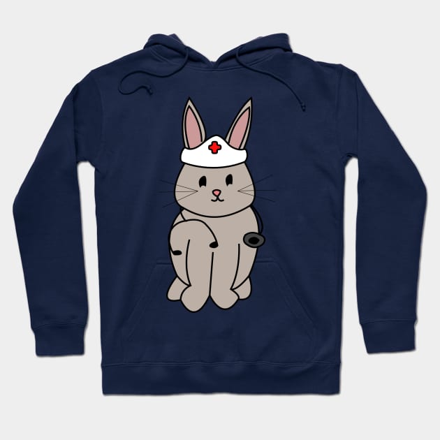 Nurse Rabbit Hoodie by Viaful